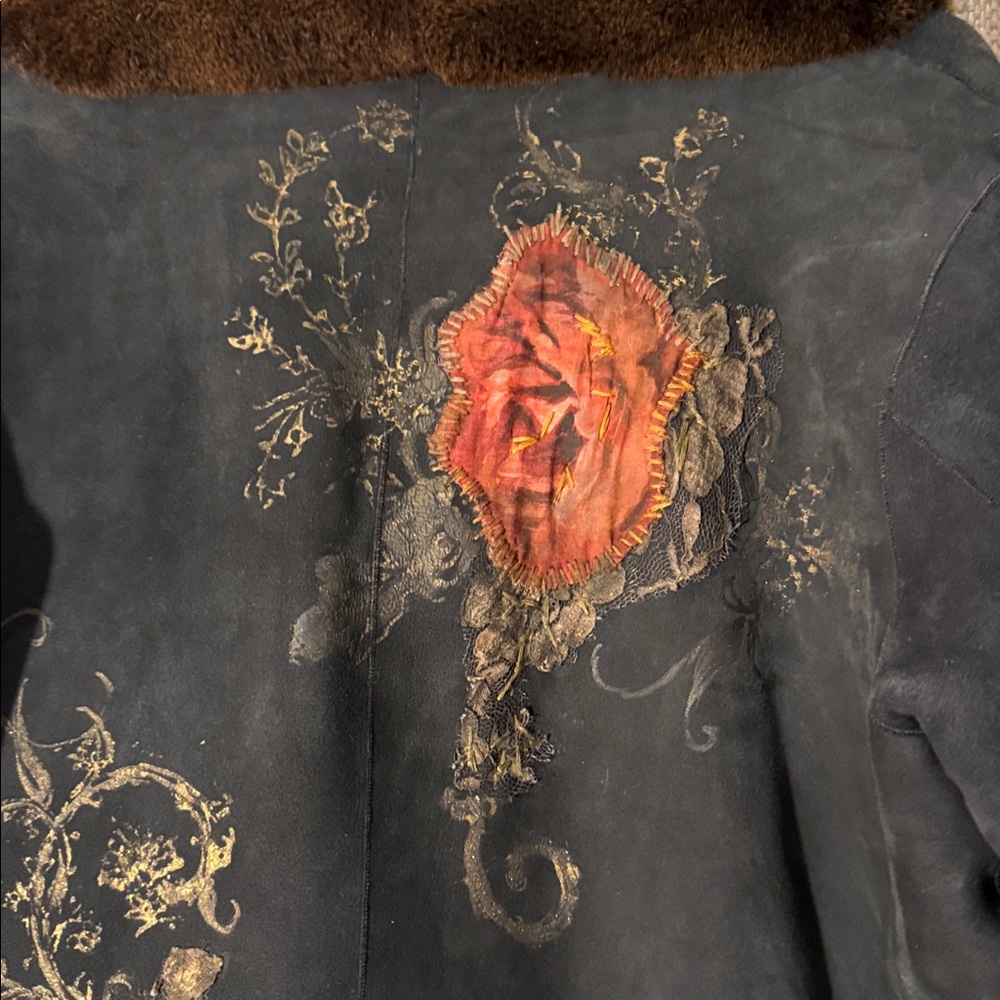 SARI Blooms Shearling coat. New with tags from Sundance. - Picture 5 of 13
